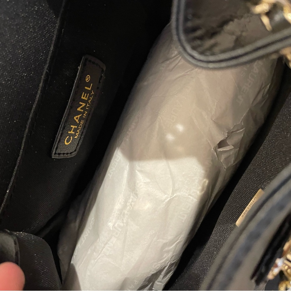 Chanel Black Quilted Leather Backpack - Picture 10 of 12